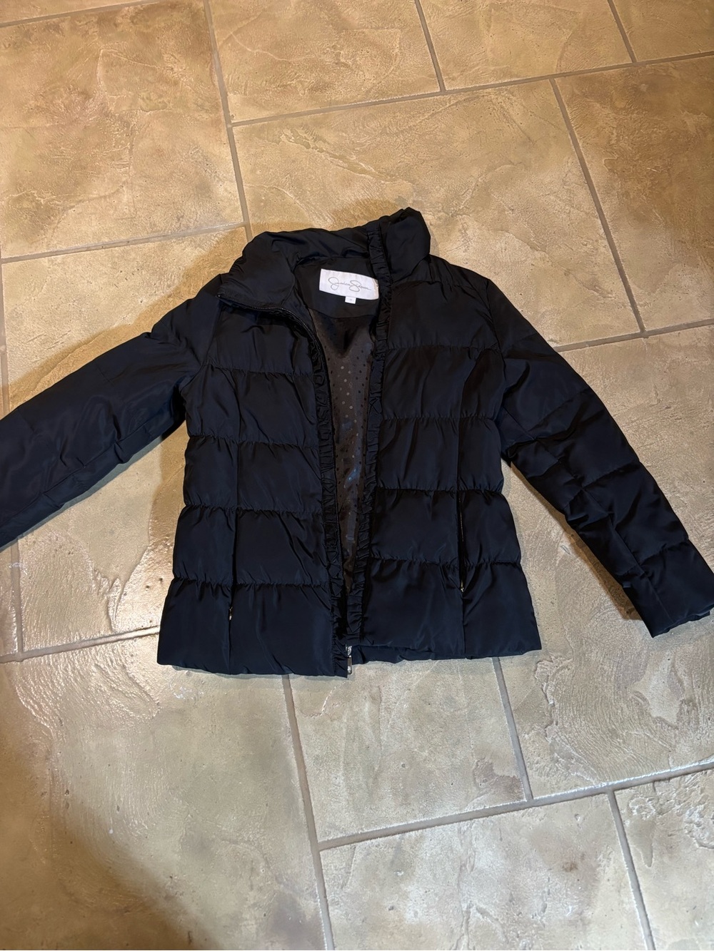Women’s Black Puffer Jacket - Jessica Simpson